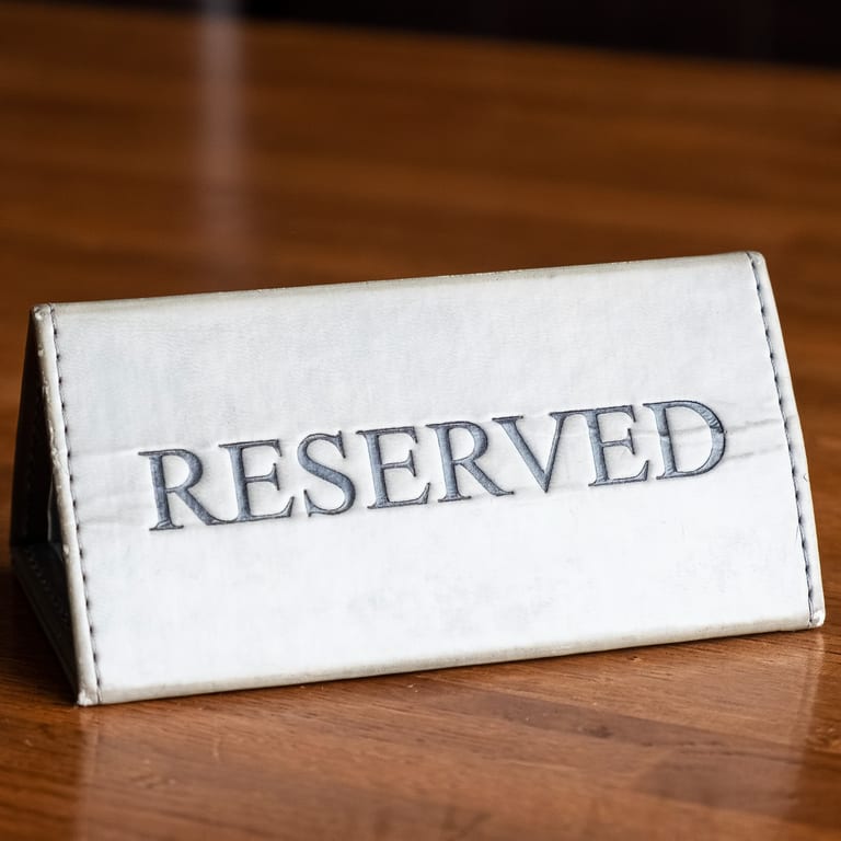 Reserve Your Seats