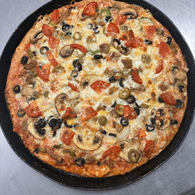 Village Veggie Pizza.