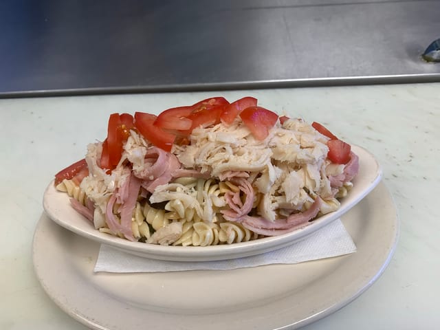 Deluxe Village Pasta Salad.