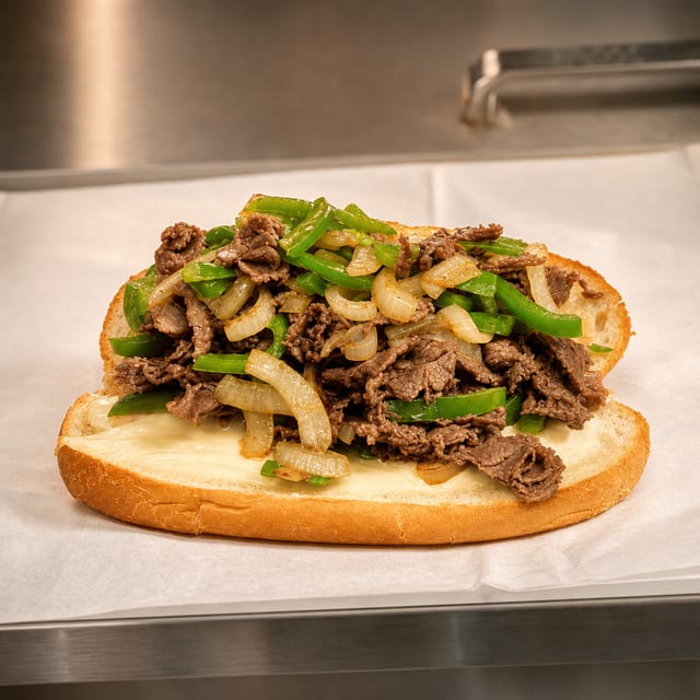 Philly Beef Sandwich.