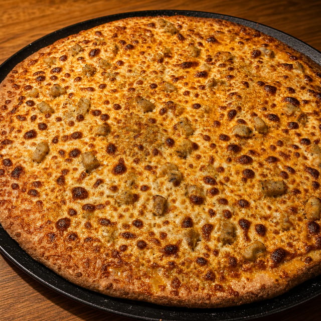 BBQ or Buffalo Chicken Pizza.