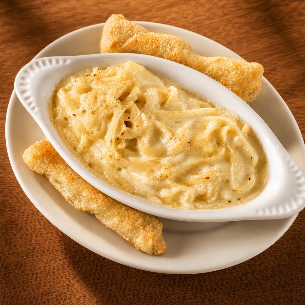 Pasta Alfredo.