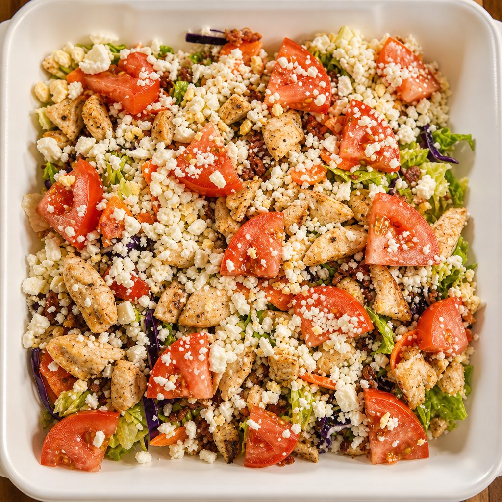 Grilled Chicken Club Salad.