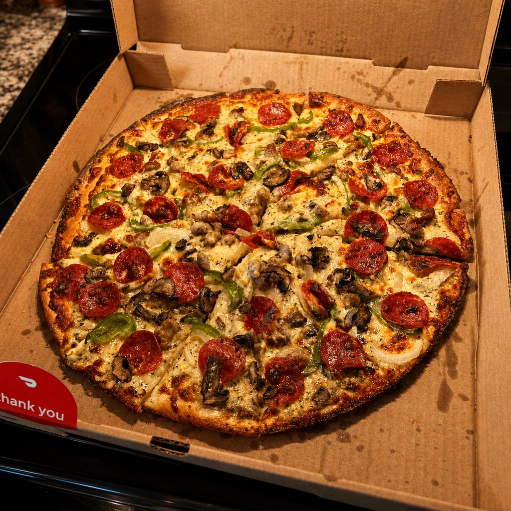 Village Special Pizza.